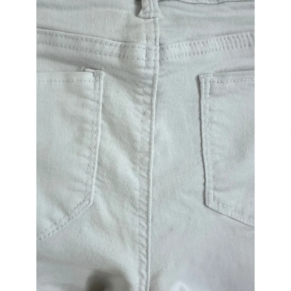 1822 Denim Womens White Skinny Jeans‎ Size 6 Stretch Mid Rise Slim Fit Pants
